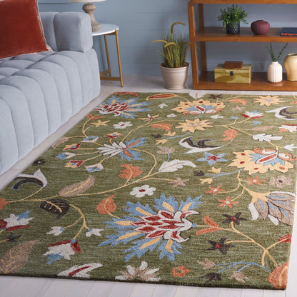 SAFAVIEH Handmade Jardin Asya Country Wool Rug