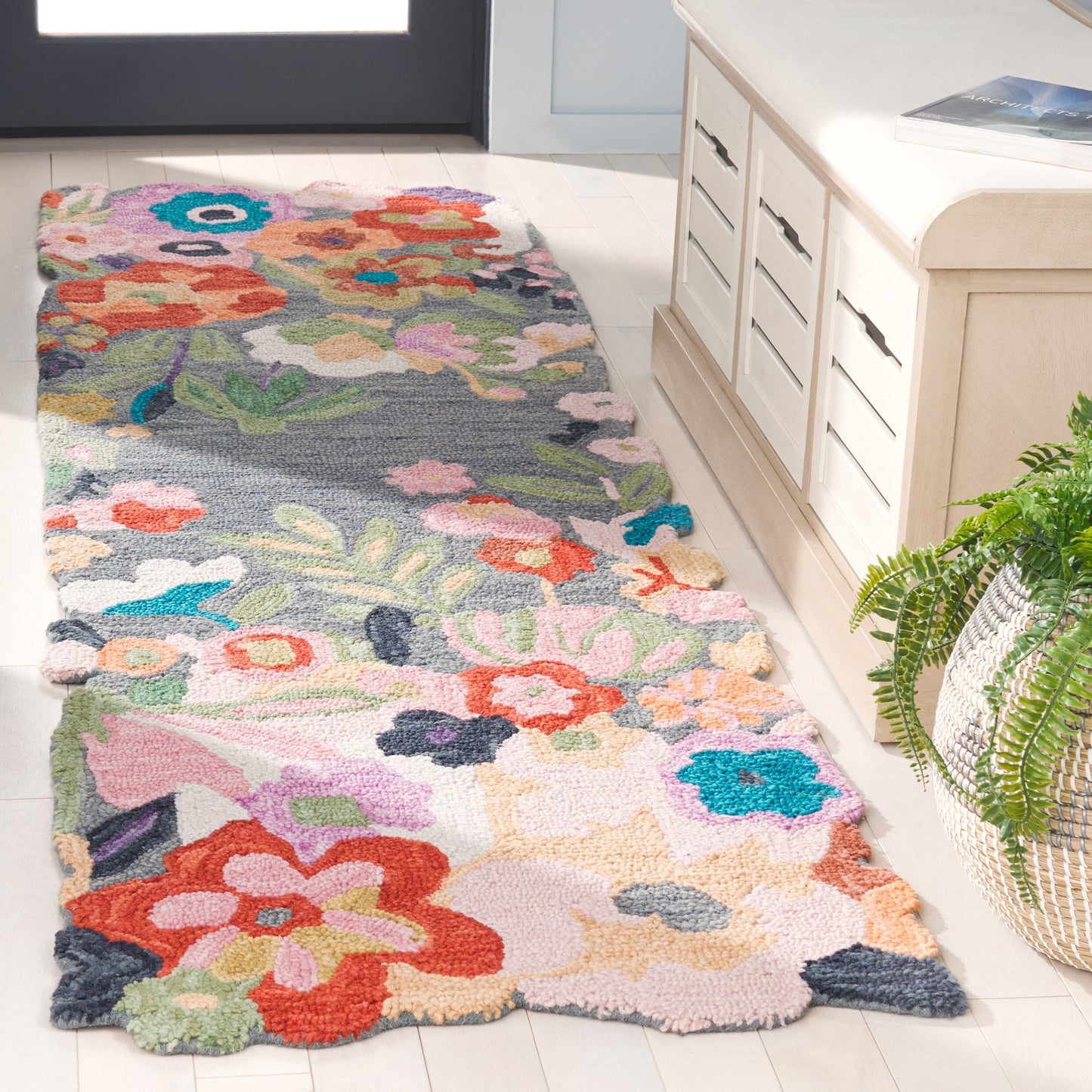 SAFAVIEH Handmade Jardin Malfrid Country Wool Rug