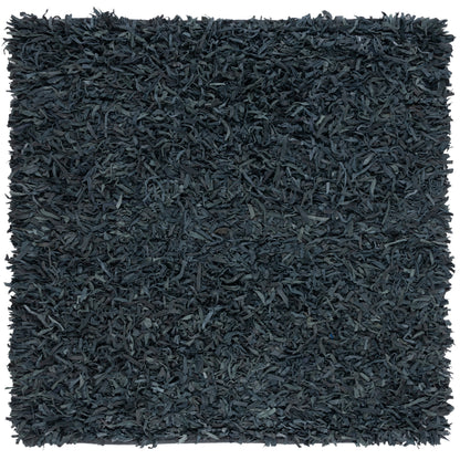 SAFAVIEH Handmade Leather Shag Doinita Modern Decorative Rug