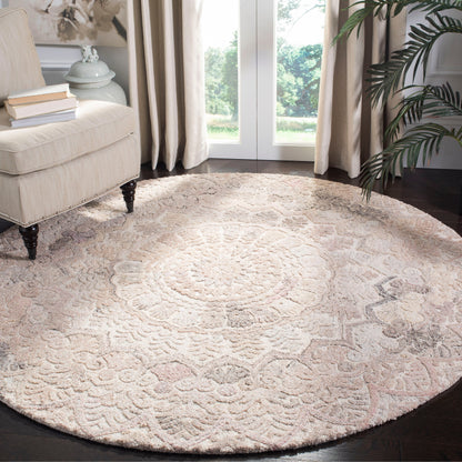 SAFAVIEH Handmade Marquee Carlijn Modern Medallion Wool Rug
