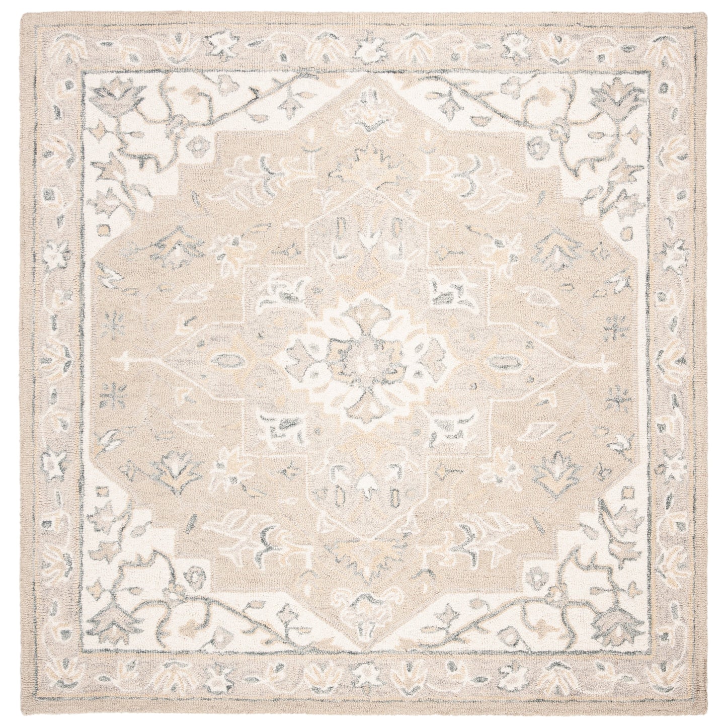 SAFAVIEH Handmade Micro-Loop Selveta Wool Rug
