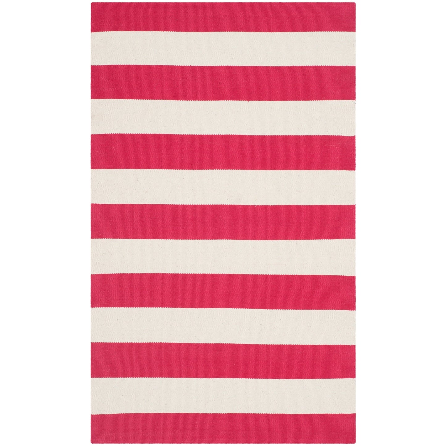 SAFAVIEH Handmade Montauk Geltrude Stripe Cotton Flatweave Rug