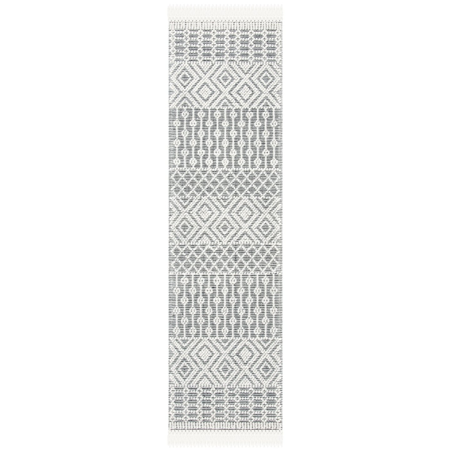 SAFAVIEH Handmade Natura Estel Wool Fringe Rug