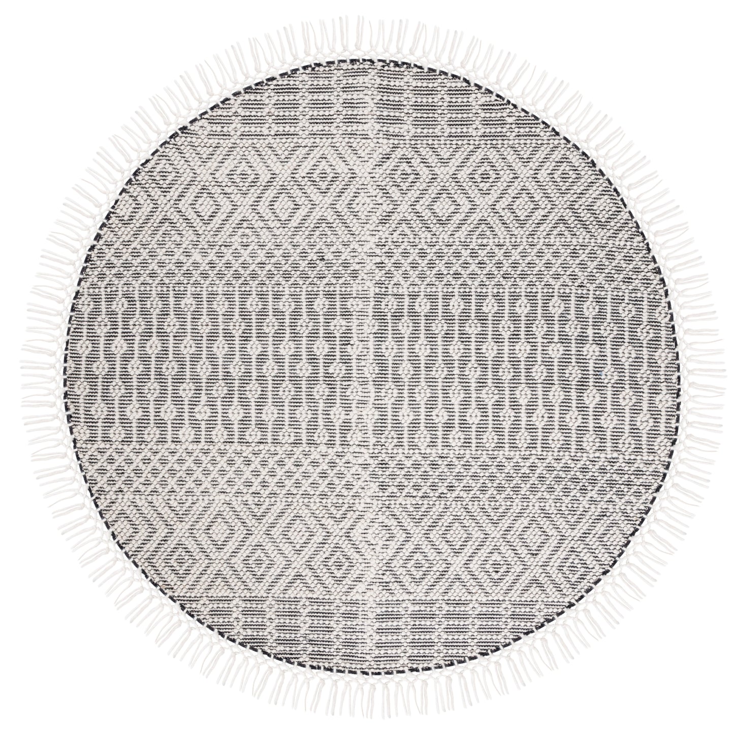 SAFAVIEH Handmade Natura Estel Wool Fringe Rug