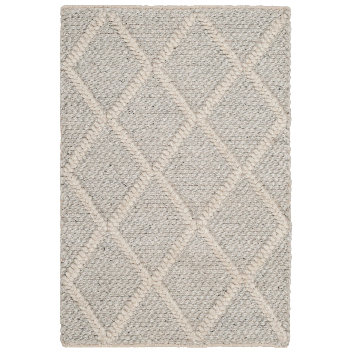 SAFAVIEH Handmade Natura Metje Wool/ Viscose Trellis Rug