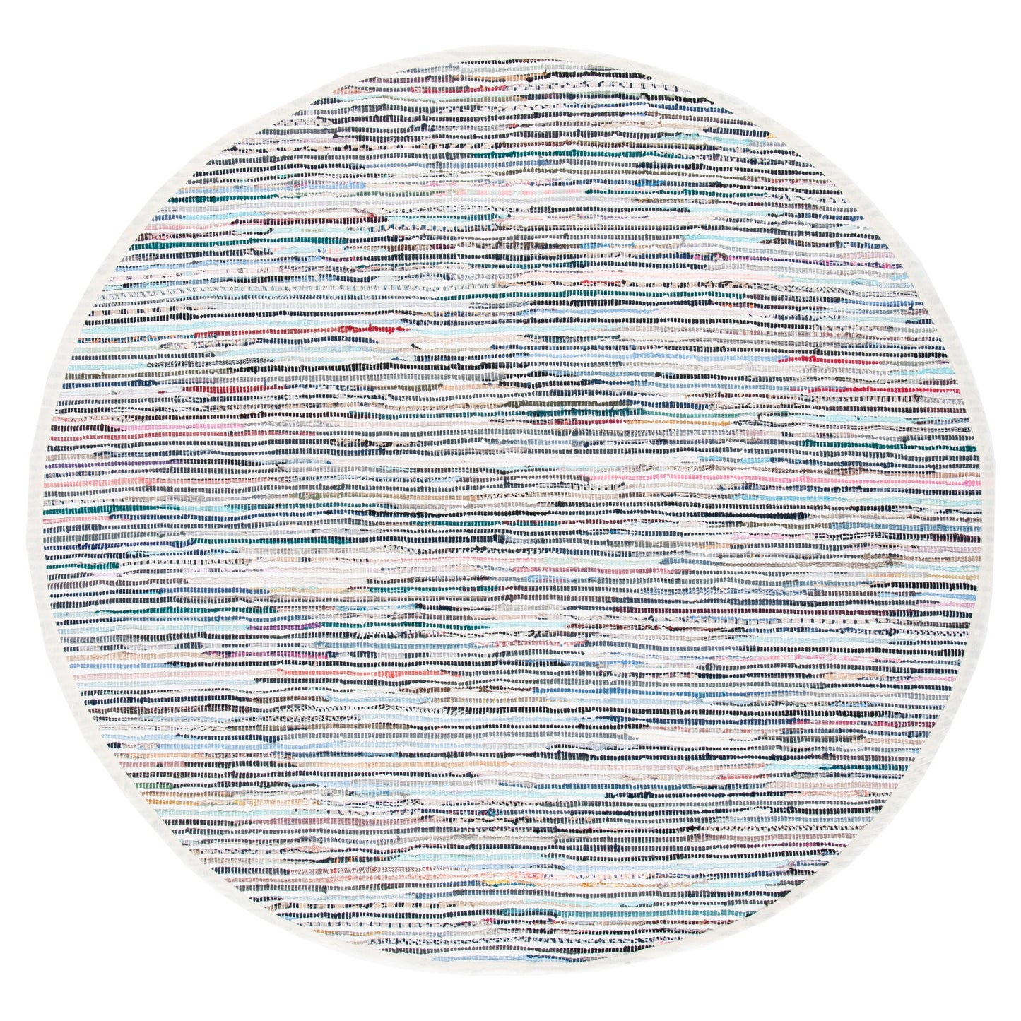 SAFAVIEH Handmade Rag Rug Litzy Stripe Cotton Rug