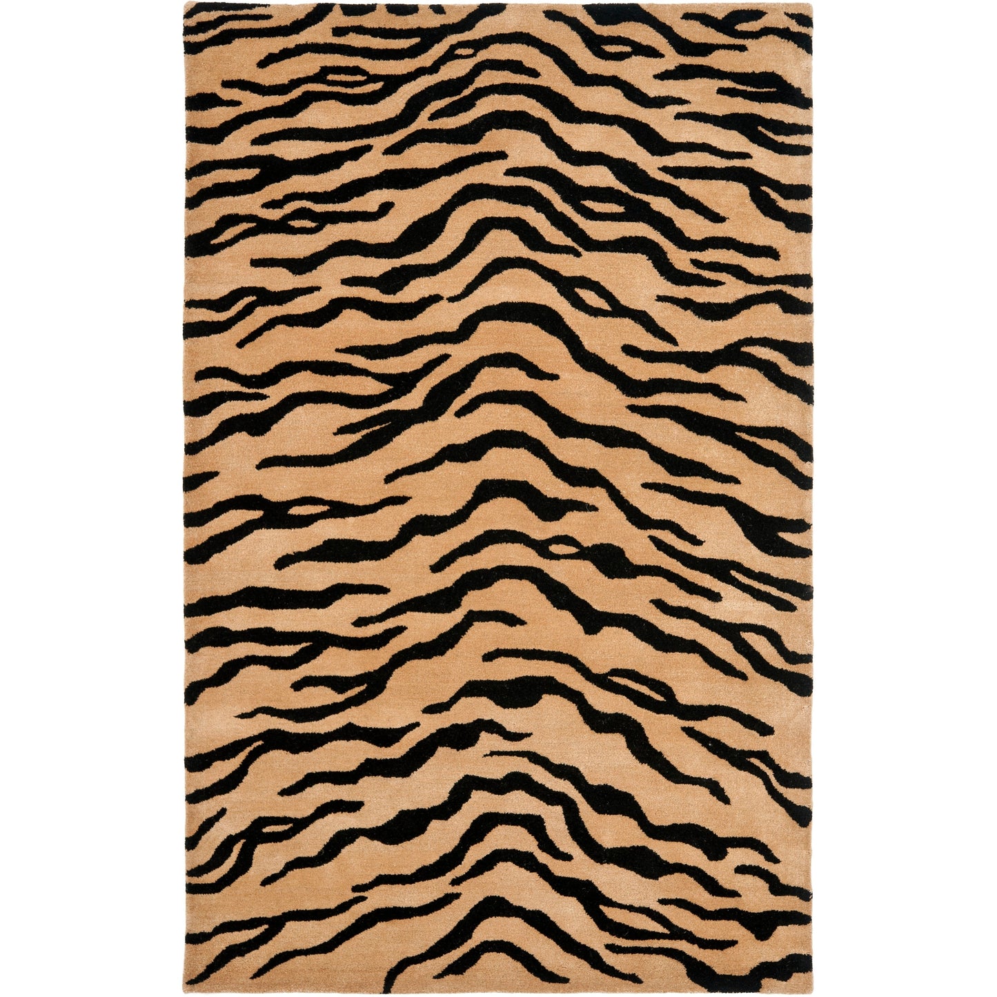 SAFAVIEH Handmade Soho Latoyia Tiger N.Z. Wool Rug