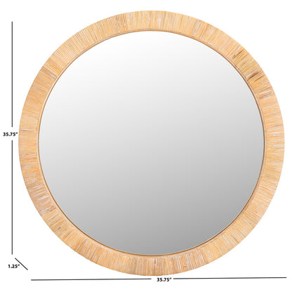 Miroir Mila de 36 pouces de SAFAVIEH Home - 36 L x 1 P x 36 H