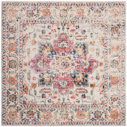 SAFAVIEH Madison Delois Medallion Rustic Farmhouse Distressed Rug