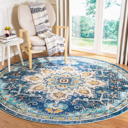 SAFAVIEH Madison Katelijne Boho Medallion Distressed Area Rug
