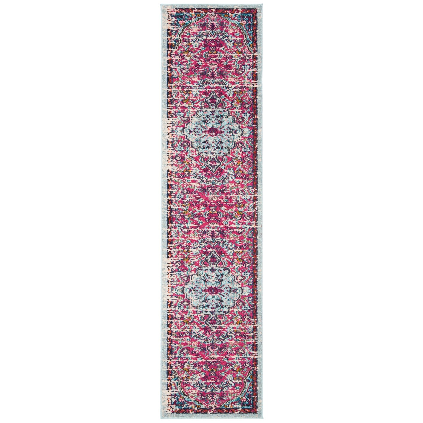 SAFAVIEH Madison Libusa Boho Medallion Distressed Rug