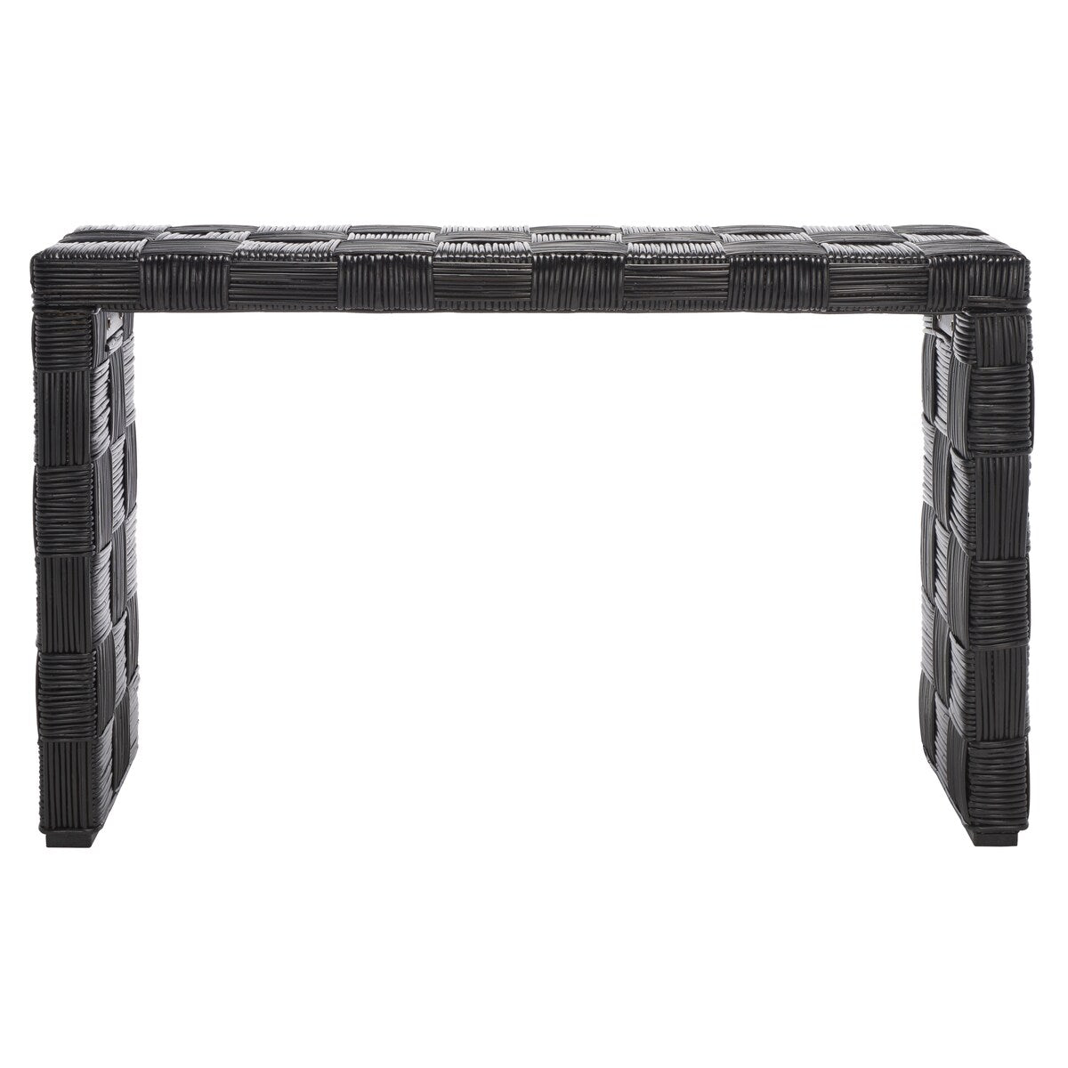 Console en rotin Mindel SAFAVIEH - 51 L x 14 P x 32 H