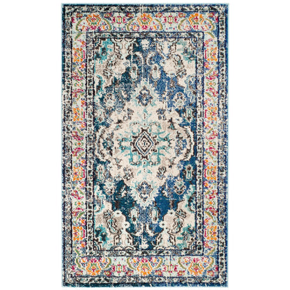 SAFAVIEH Monaco Oceane Boho Medallion Distressed Area Rug
