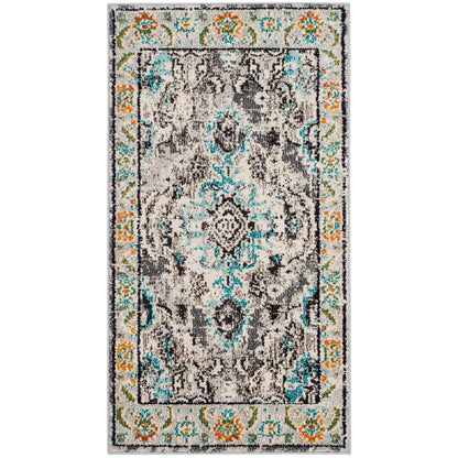 SAFAVIEH Monaco Oceane Boho Medallion Distressed Area Rug