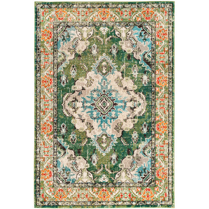 SAFAVIEH Monaco Oceane Boho Medallion Distressed Area Rug