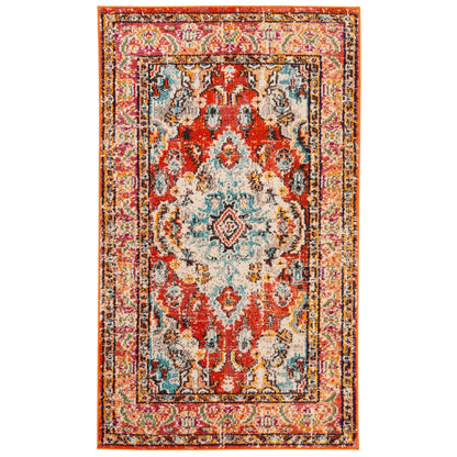 SAFAVIEH Monaco Oceane Boho Medallion Distressed Area Rug