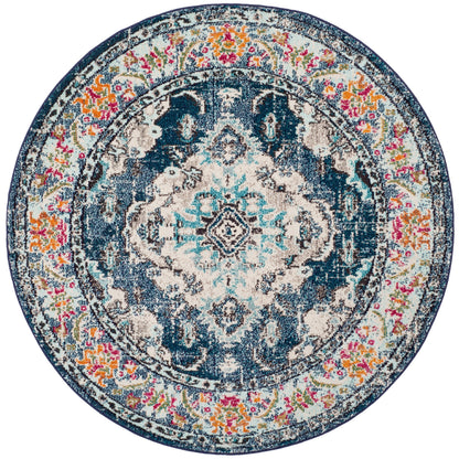 SAFAVIEH Monaco Oceane Boho Medallion Distressed Area Rug