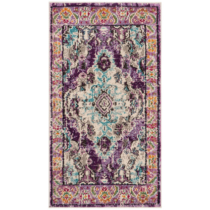 SAFAVIEH Monaco Oceane Boho Medallion Distressed Area Rug