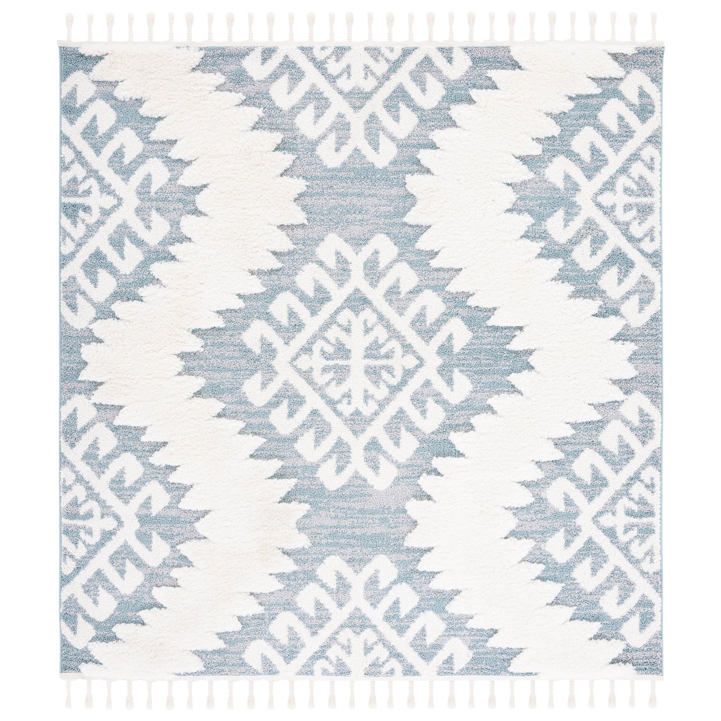 SAFAVIEH Moroccan Tassel Shag Berneice Boho Tribal 2-inch Thick