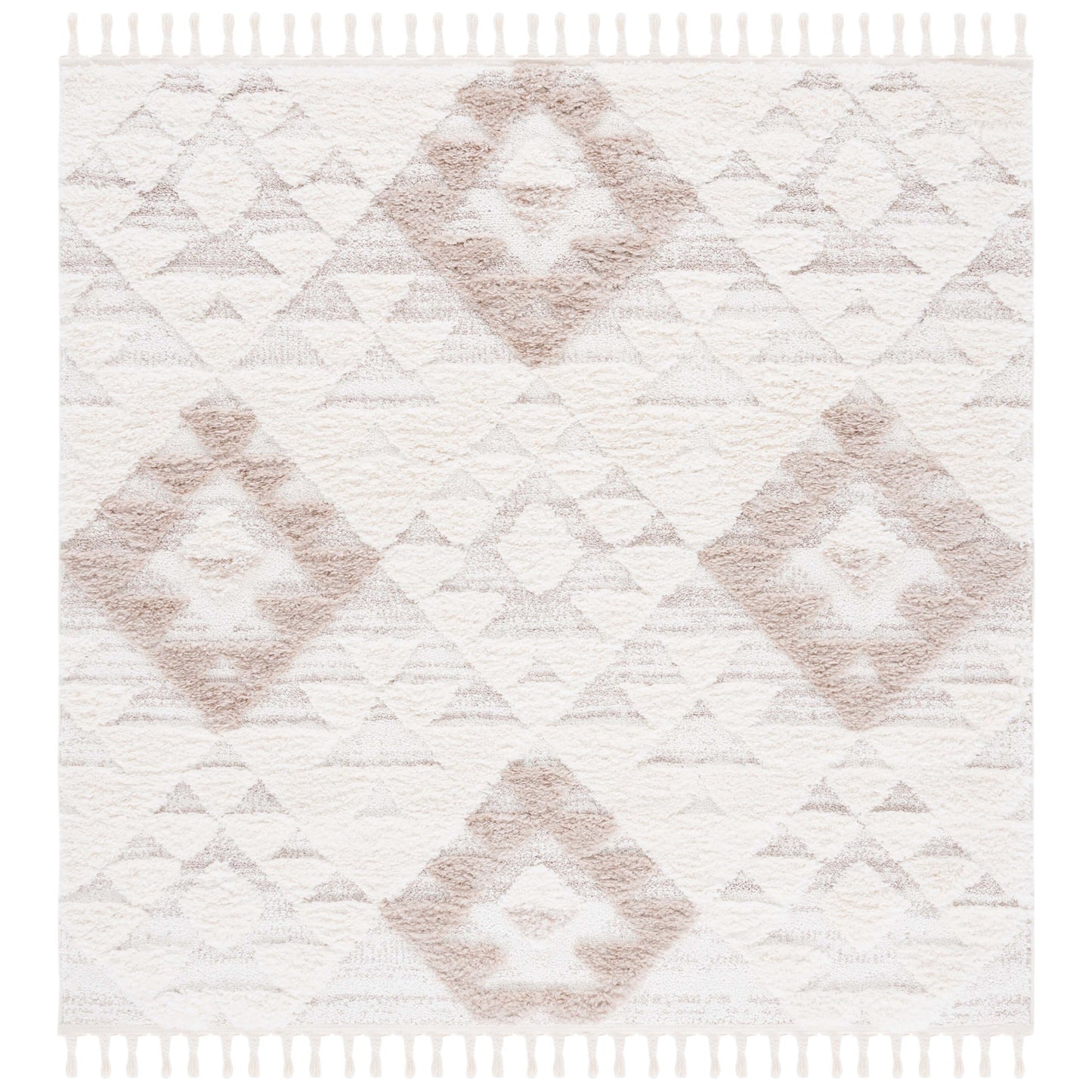 SAFAVIEH Moroccan Tassel Shag Delores 2-inch Thick Rug
