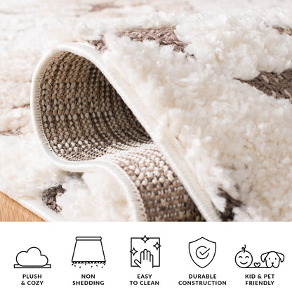 SAFAVIEH Moroccan Tassel Shag Delores 2-inch Thick Rug