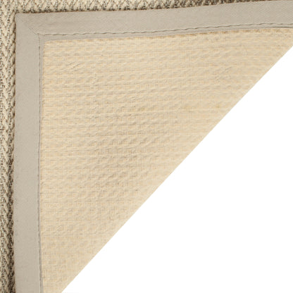 SAFAVIEH Natural Fiber Evia Sisal & Wool Rug