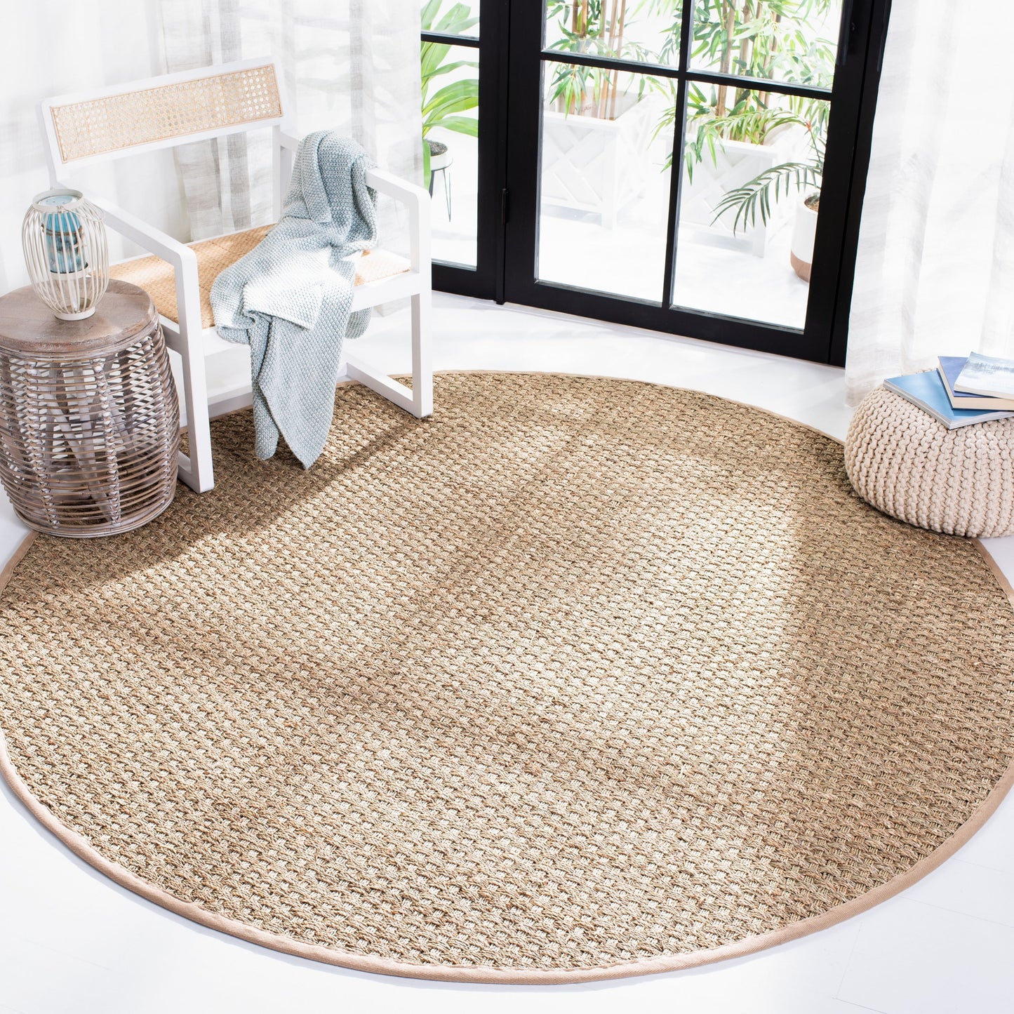 SAFAVIEH Natural Fiber Zymryd Basketweave Seagrass Rug