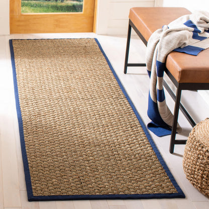 SAFAVIEH Natural Fiber Zymryd Basketweave Seagrass Rug