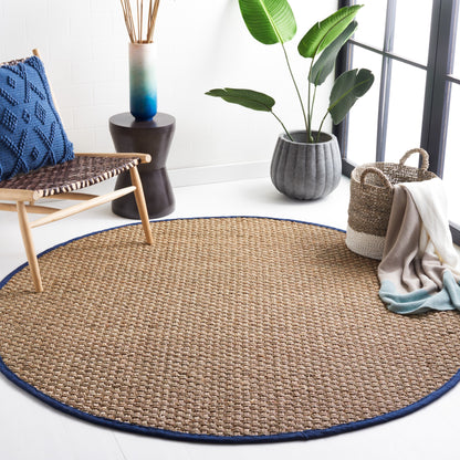 SAFAVIEH Natural Fiber Zymryd Basketweave Seagrass Rug