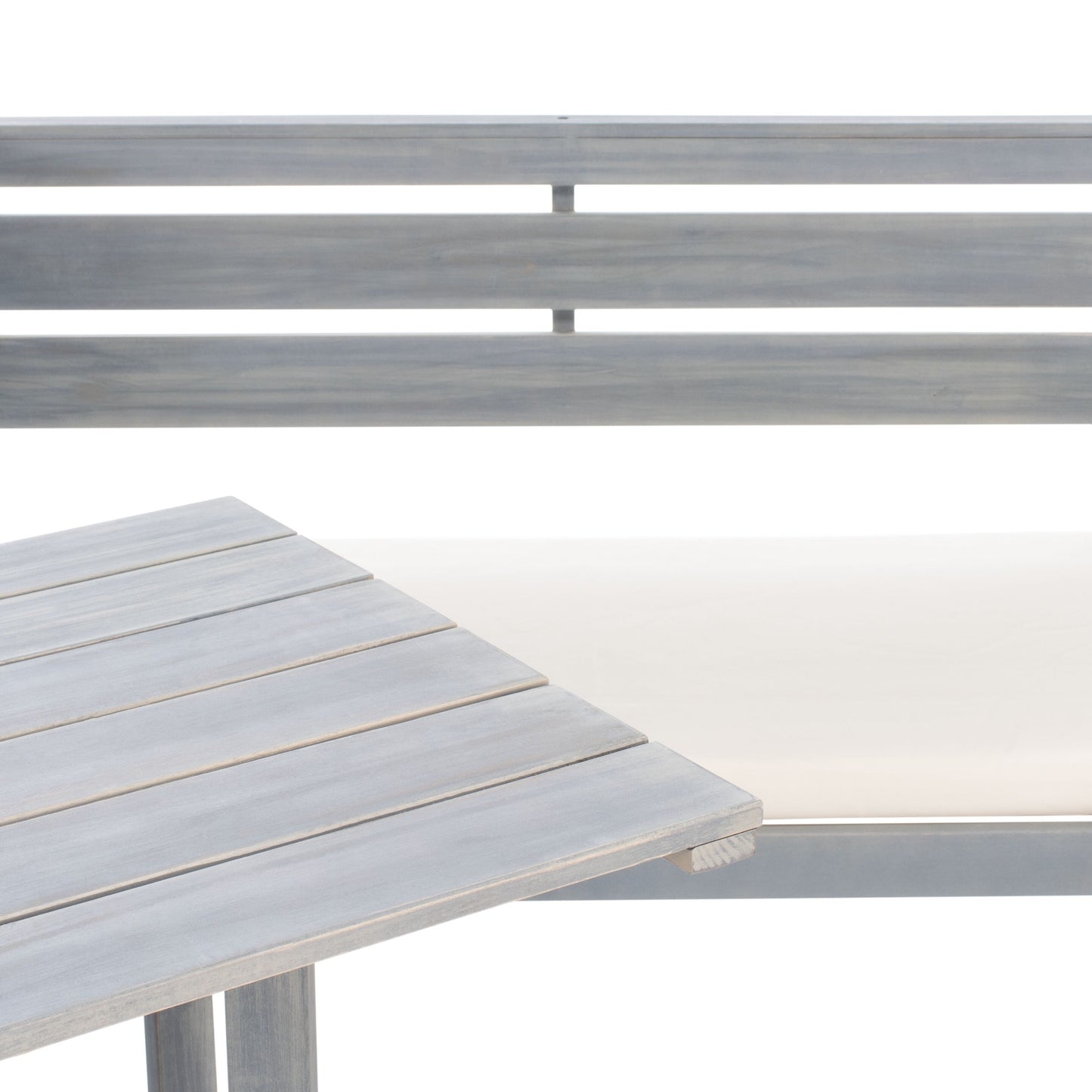 SAFAVIEH Outdoor Kenna 3-Piece Balcony Corner Lounge Set - 39Wx19Dx33H