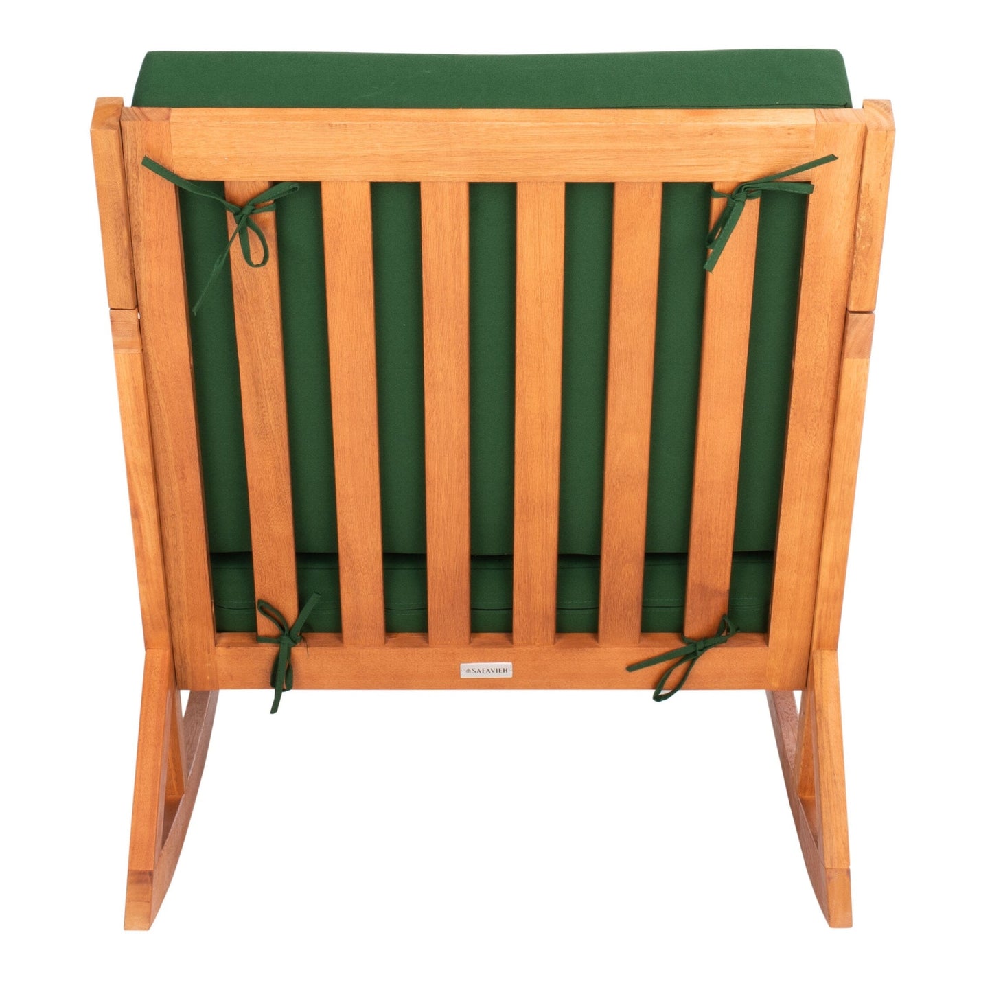 Chaise à bascule d'extérieur Makaila de SAFAVIEH avec coussin - 26 L x 31 P x 38 H