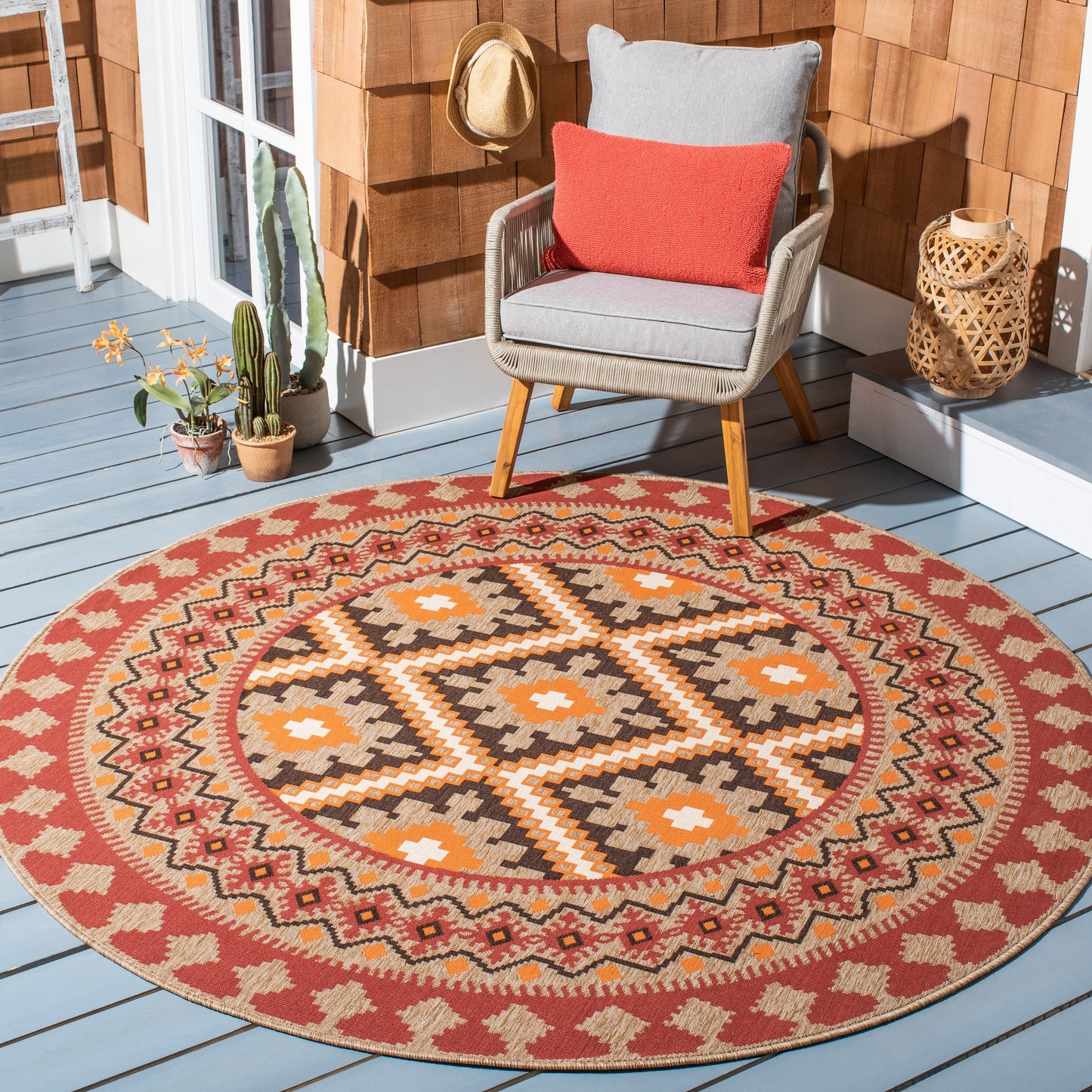SAFAVIEH Veranda Rita Indoor/ Outdoor Waterproof Patio Backyard Rug