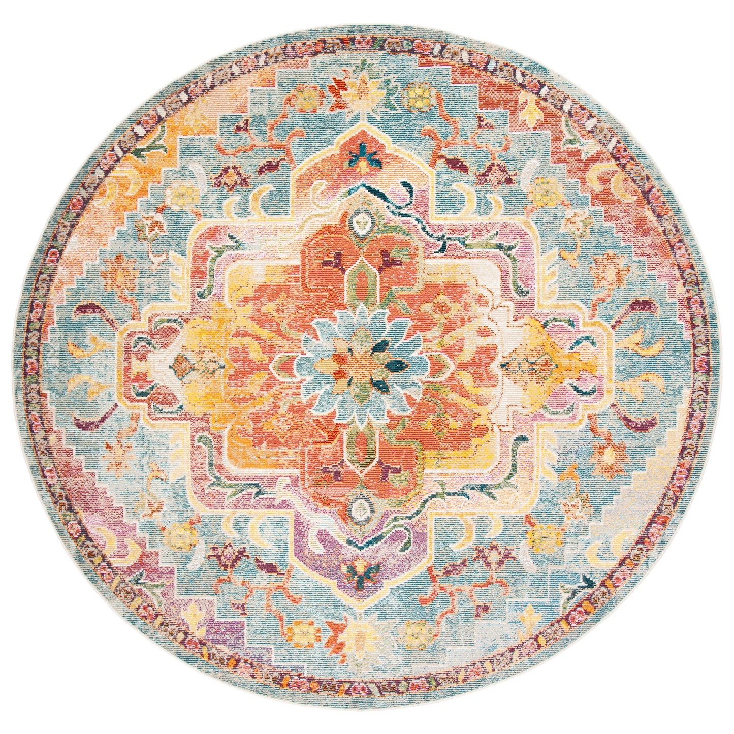 SAFAVIEH, Crystal Naimat Vintage Boho Medallion Rug