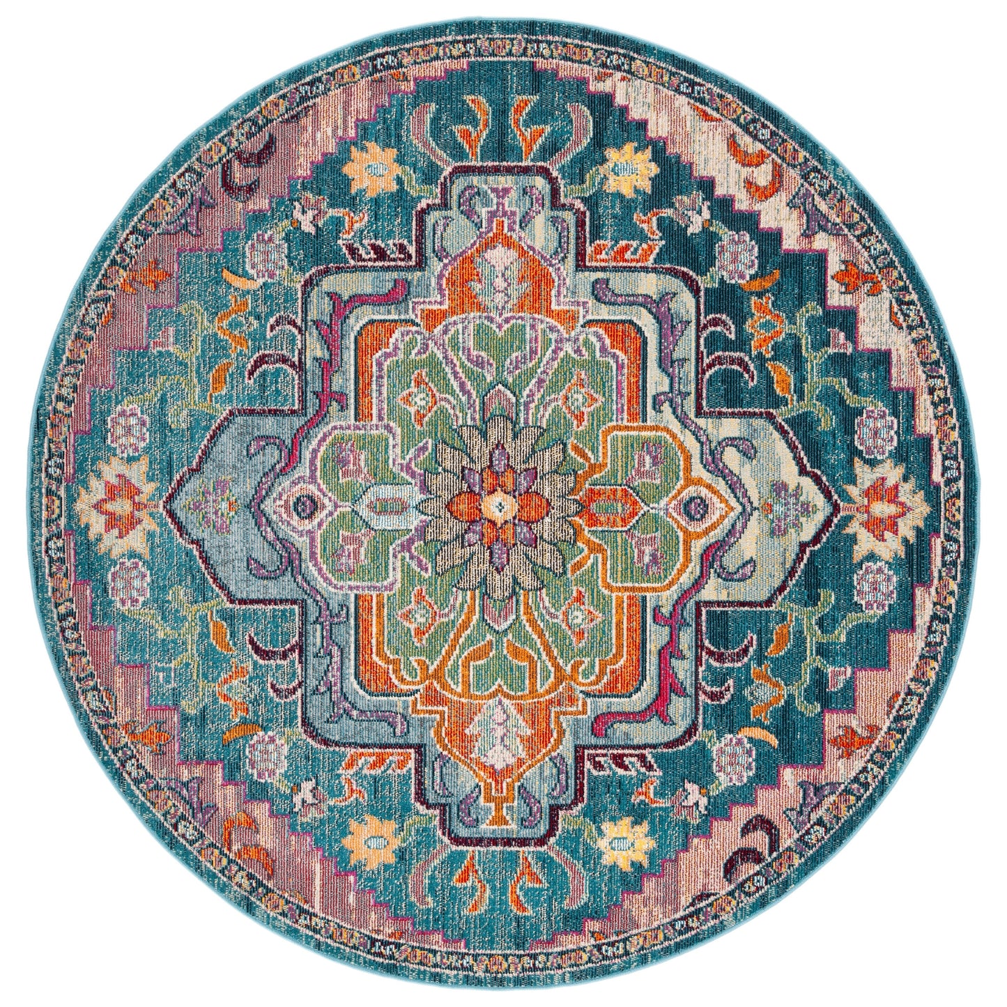 SAFAVIEH, Crystal Naimat Vintage Boho Medallion Rug
