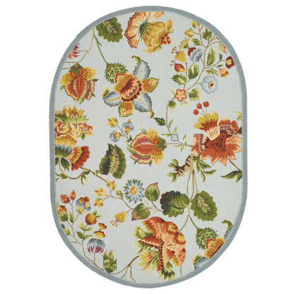 SAFAVIEH, Handmade Chelsea Jurendine French Country Floral Wool Rug