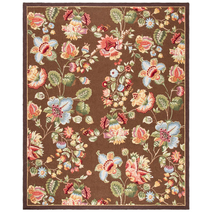SAFAVIEH, Handmade Chelsea Jurendine French Country Floral Wool Rug