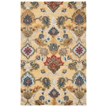 SAFAVIEH, Handmade Marietje Blossom French Country Wool Area Rug