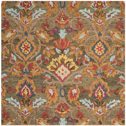 SAFAVIEH, Handmade Marietje Blossom French Country Wool Area Rug