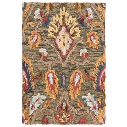 SAFAVIEH, Handmade Marietje Blossom French Country Wool Area Rug