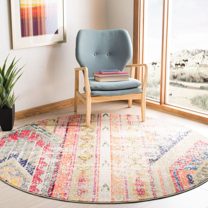 SAFAVIEH, Madison Sonya Abstract Boho Distressed Rug