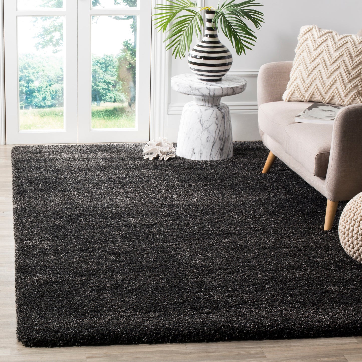 SAFAVIEH, Milan Shag Afton 2-inch Thick Area Rug