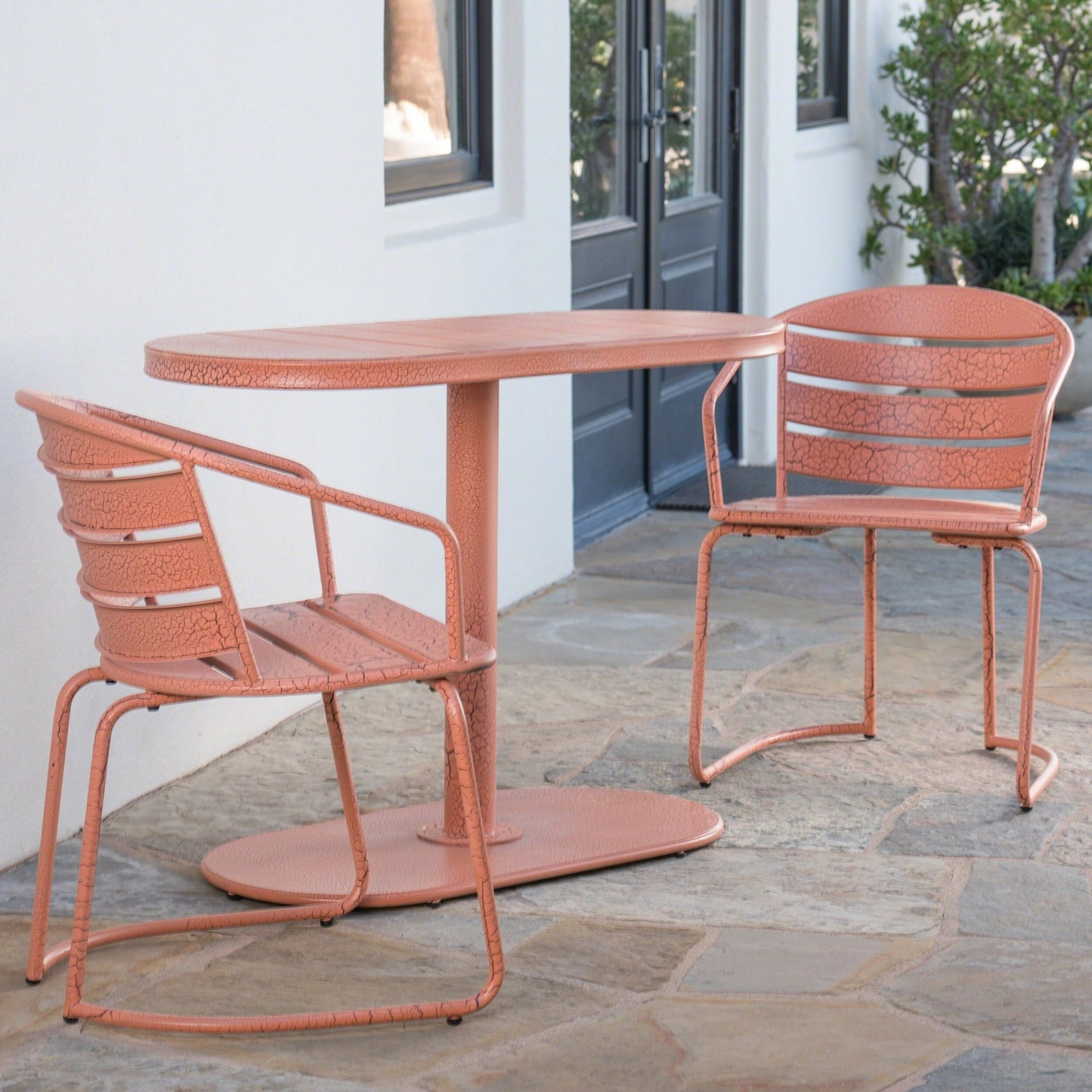 Santa Monica Outdoor 3-Piece Bistro Set by Christopher Knight Home