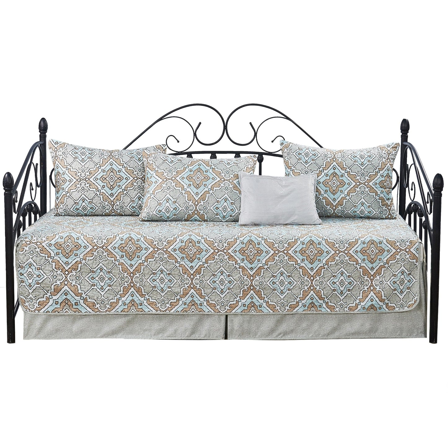 Serenta 6 Piece Cotton Blend Daybed Bedspread Coverlet Set - 75 x 39