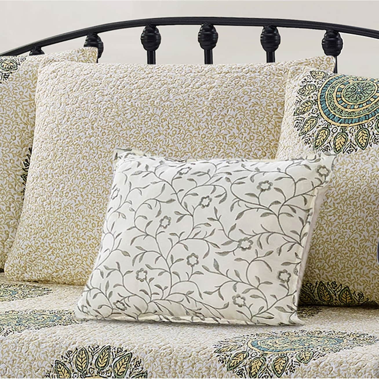 Serenta 6 Piece Cotton Blend Daybed Bedspread Coverlet Set - 75 x 39