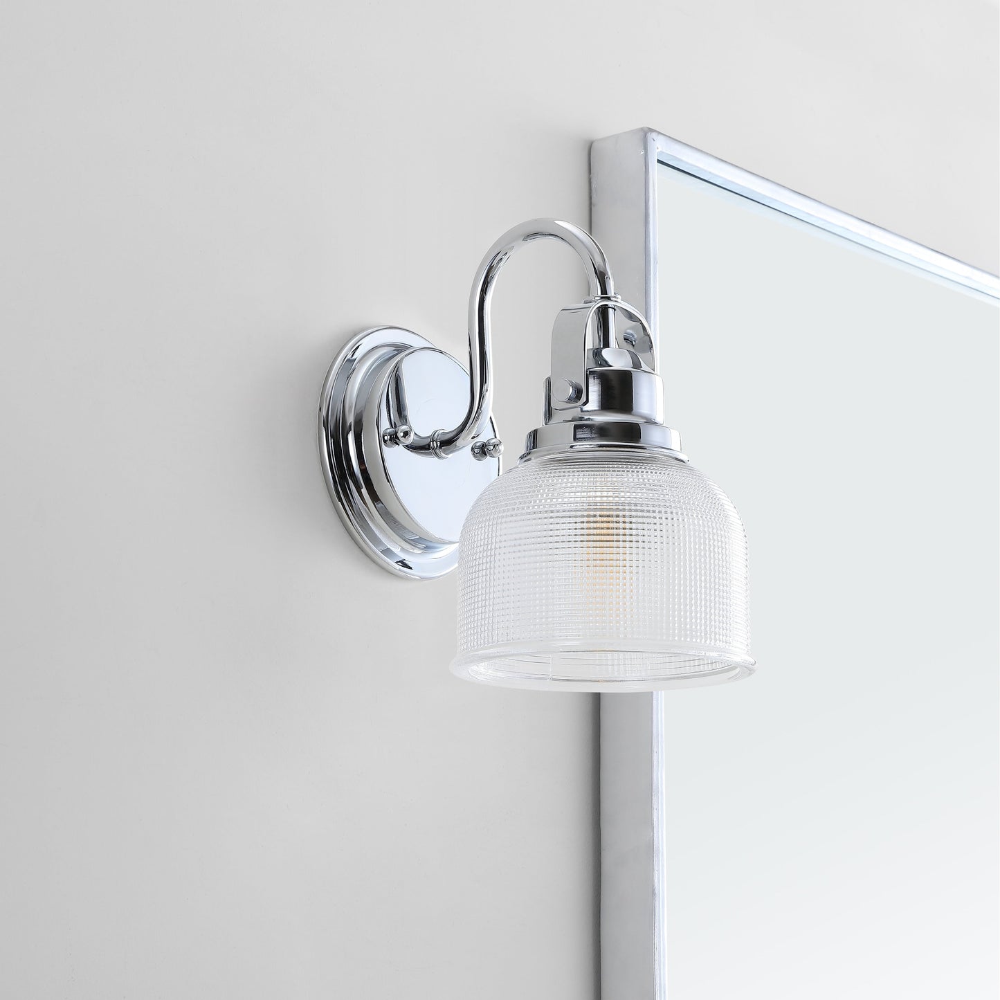 Shirley Metal/Glass LED Vanity Light, by JONATHAN Y