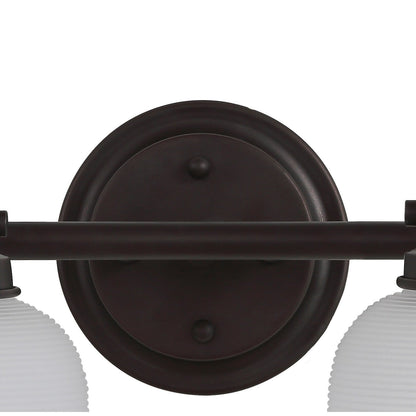 Shirley Metal/Glass LED Vanity Light, by JONATHAN Y