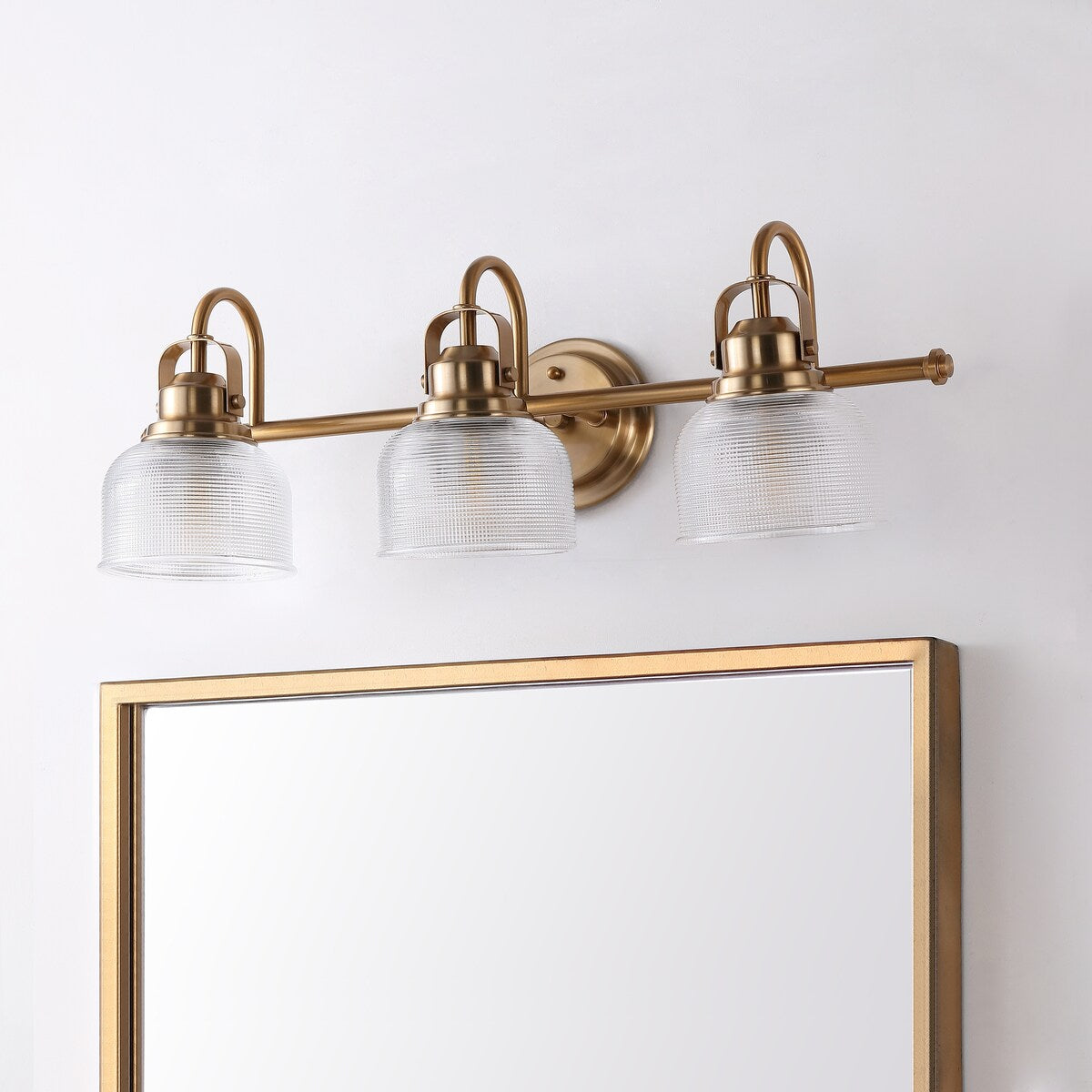 Shirley Metal/Glass LED Vanity Light, by JONATHAN Y