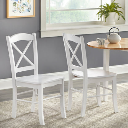 Chaises de salle à manger de style cottage de campagne Simple Living (lot de 2)