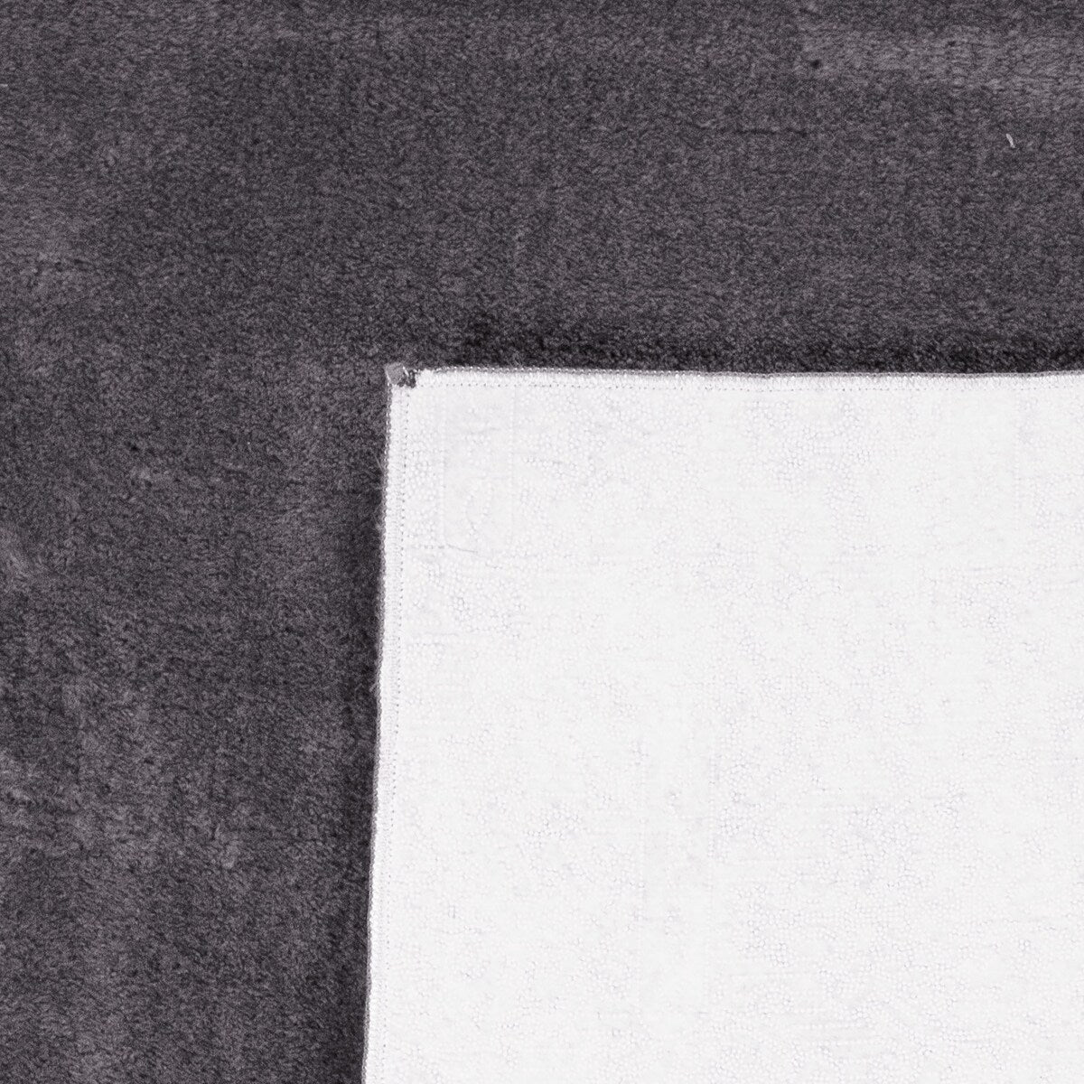 Soft Washable Area Rug with Anti-Slip Backing in solid Colors