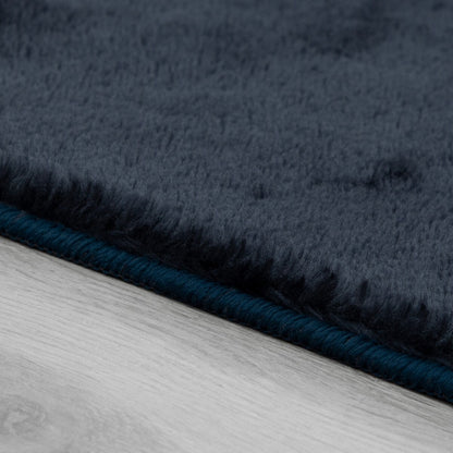 Soft Washable Area Rug with Anti-Slip Backing in solid Colors